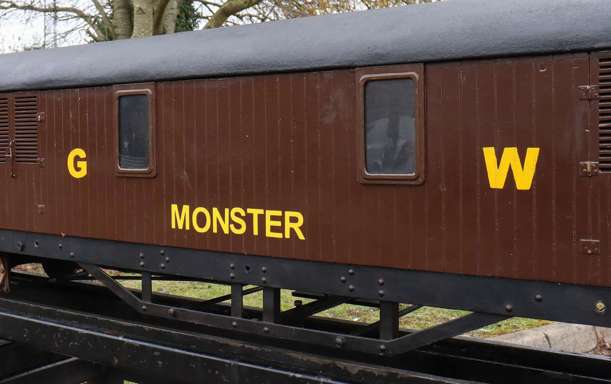 5 inch gauge vacuum braked bogie wagon