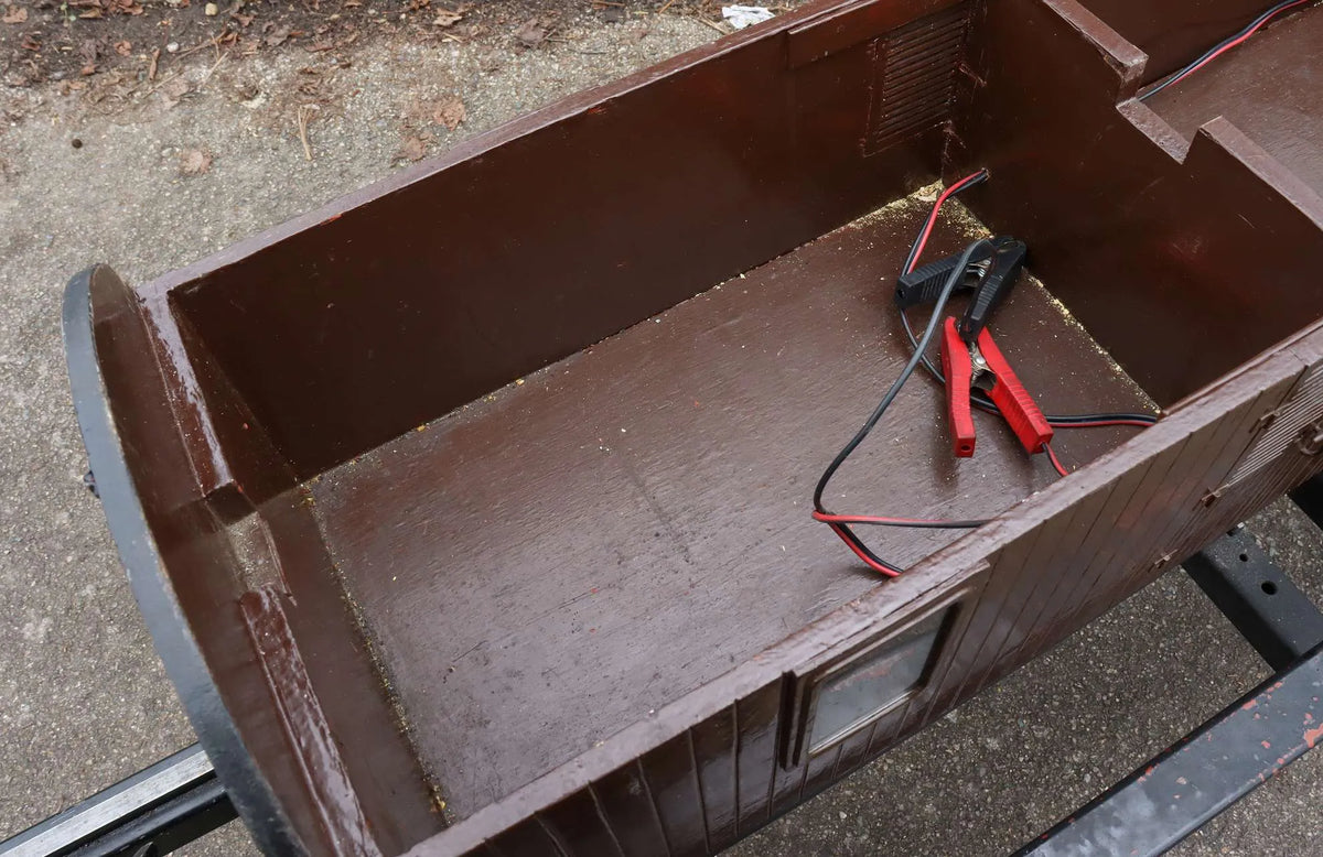 5 inch gauge vacuum braked bogie wagon