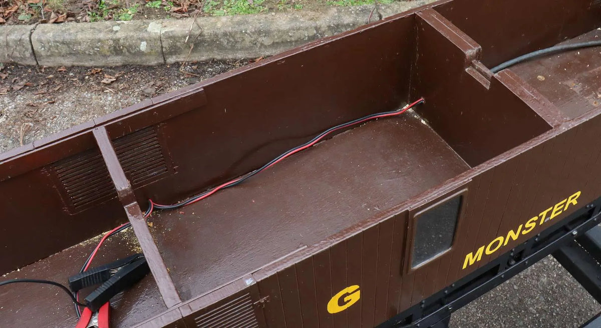 5 inch gauge vacuum braked bogie wagon
