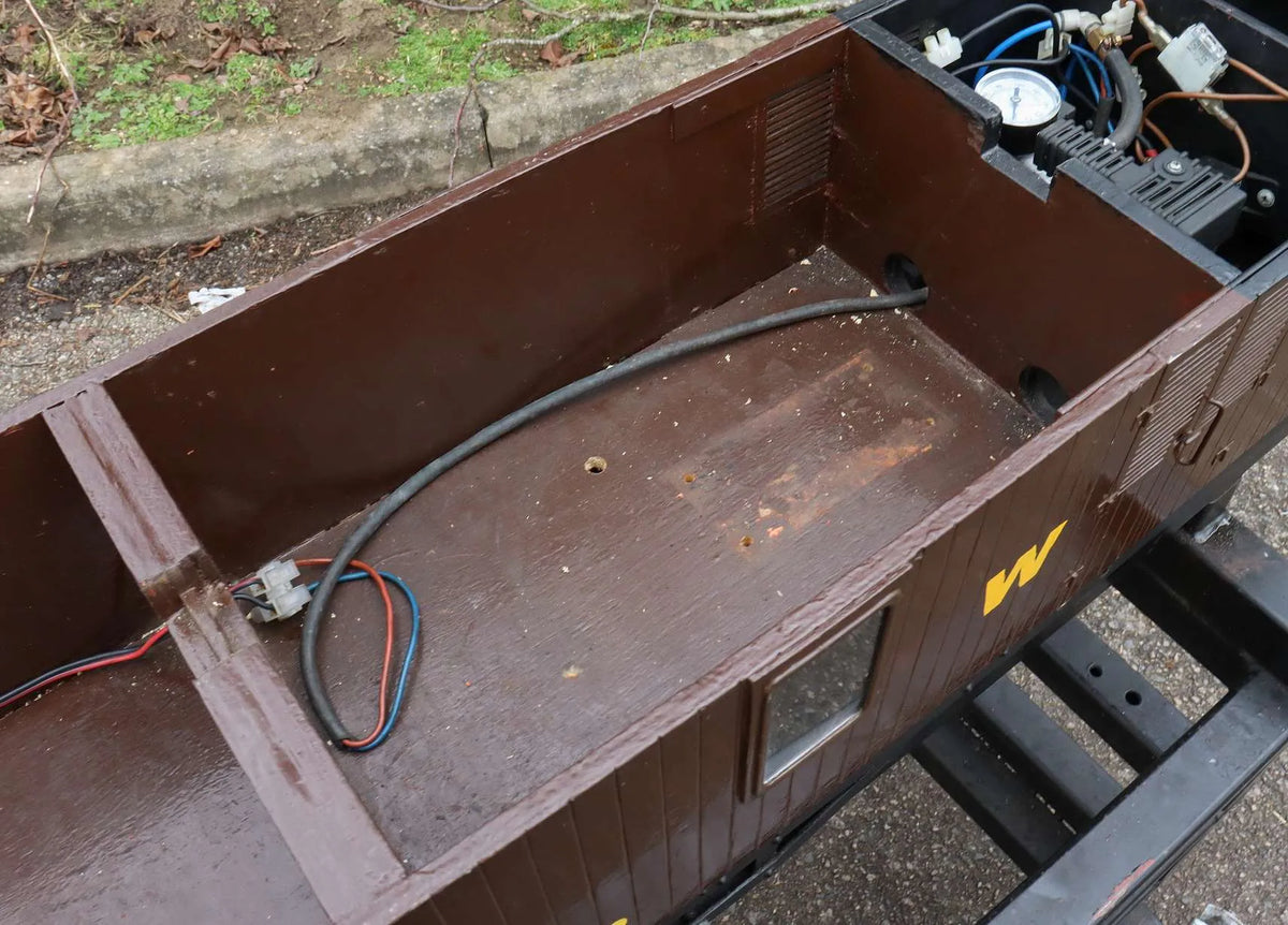 5 inch gauge vacuum braked bogie wagon