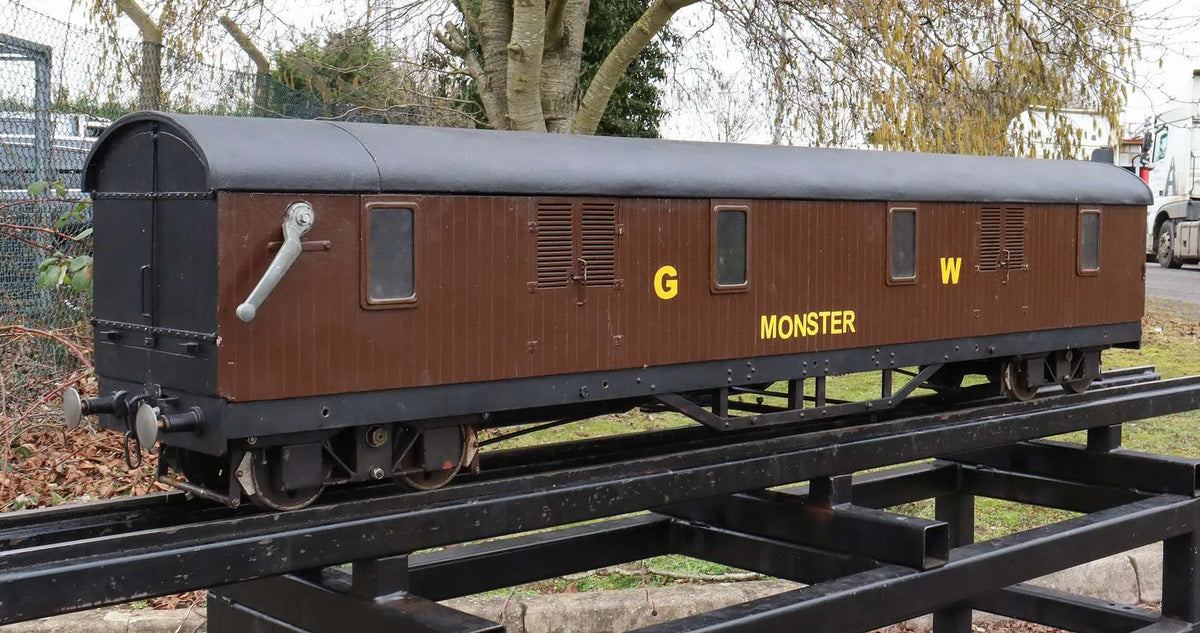 5 inch gauge vacuum braked bogie wagon