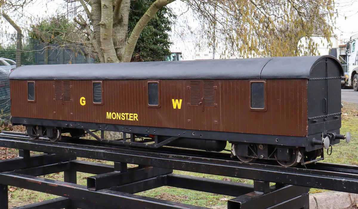 5 inch gauge vacuum braked bogie wagon