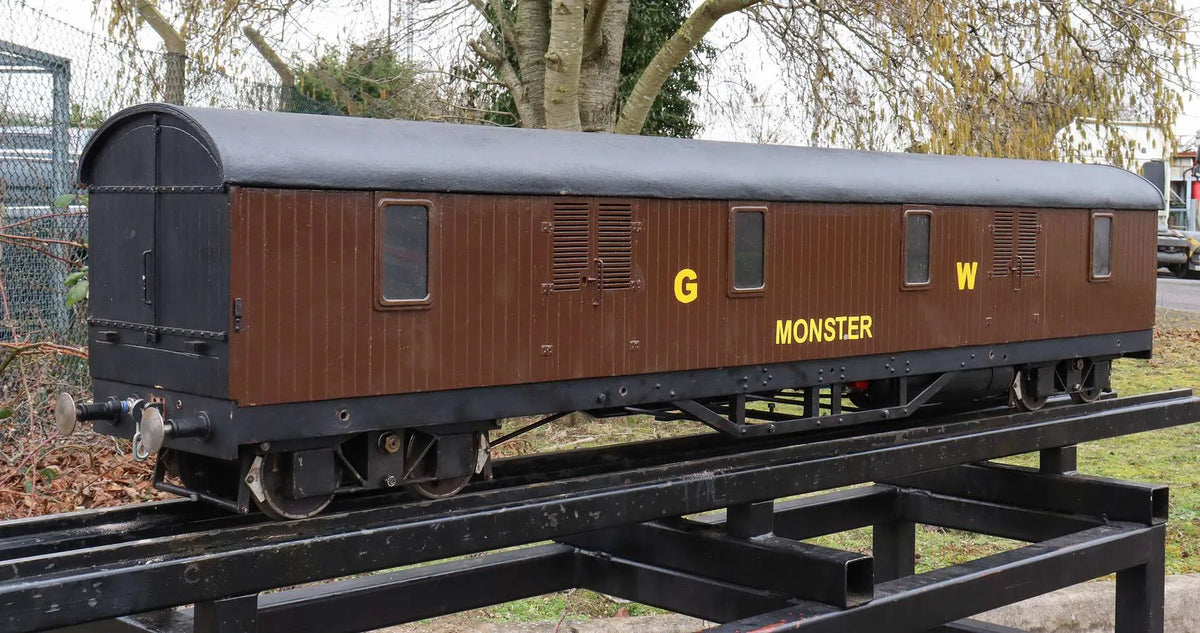5 inch gauge vacuum braked bogie wagon