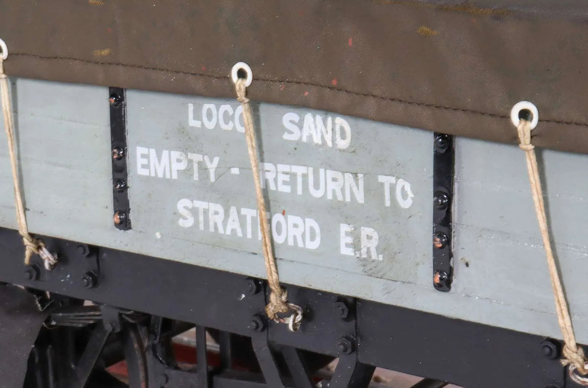 5 inch gauge covered plank wagon
