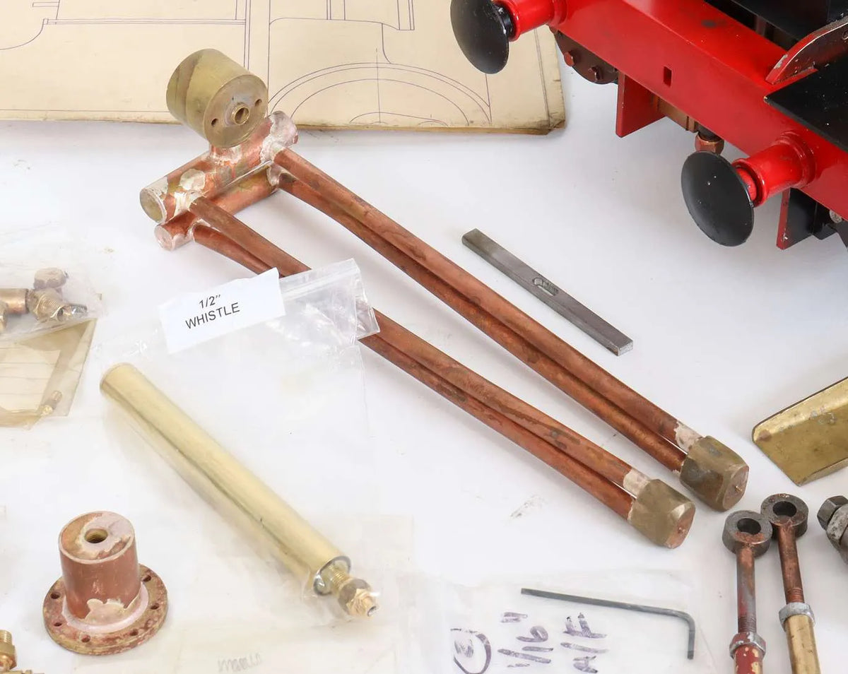 3 1/2 inch gauge part-built Rob Roy 0-6-0T with air running chassis