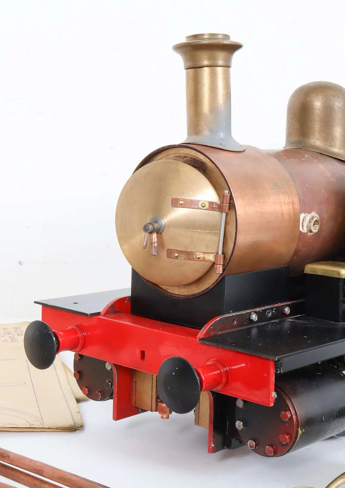 3 1/2 inch gauge part-built Rob Roy 0-6-0T with air running chassis