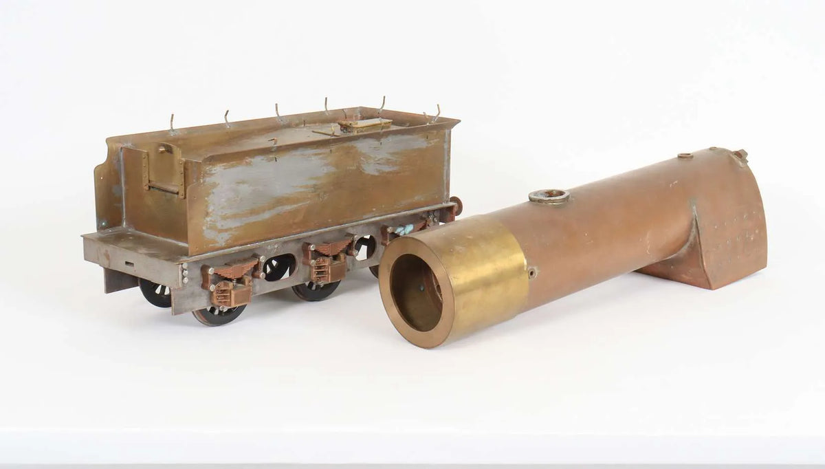 3 1/2 inch gauge GNR Atlantic copper boiler and tender