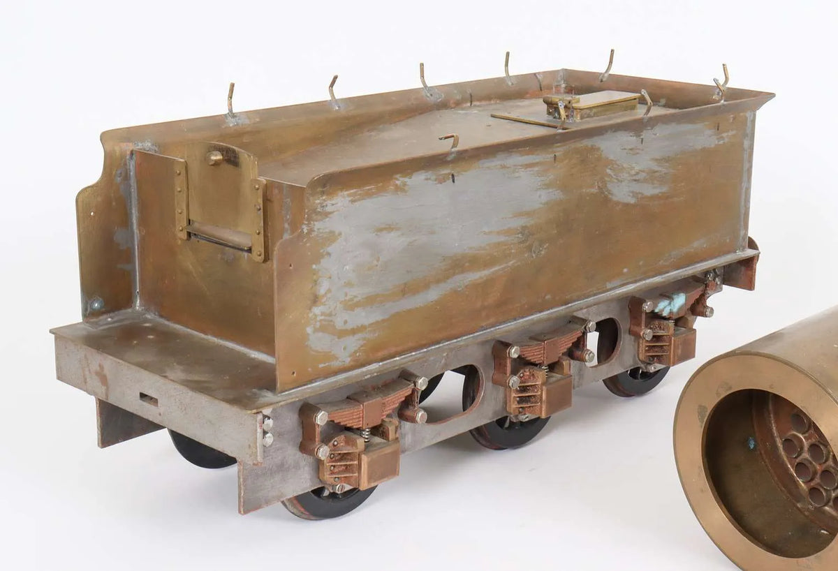 3 1/2 inch gauge GNR Atlantic copper boiler and tender