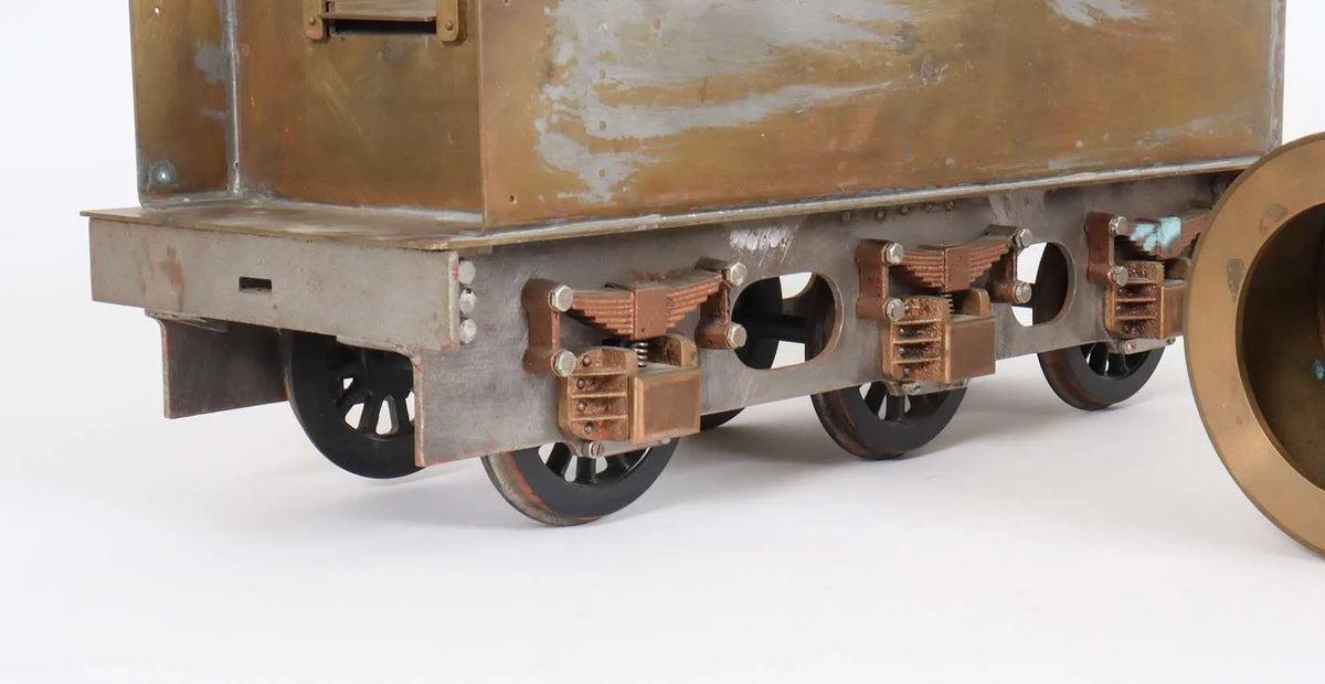 3 1/2 inch gauge GNR Atlantic copper boiler and tender