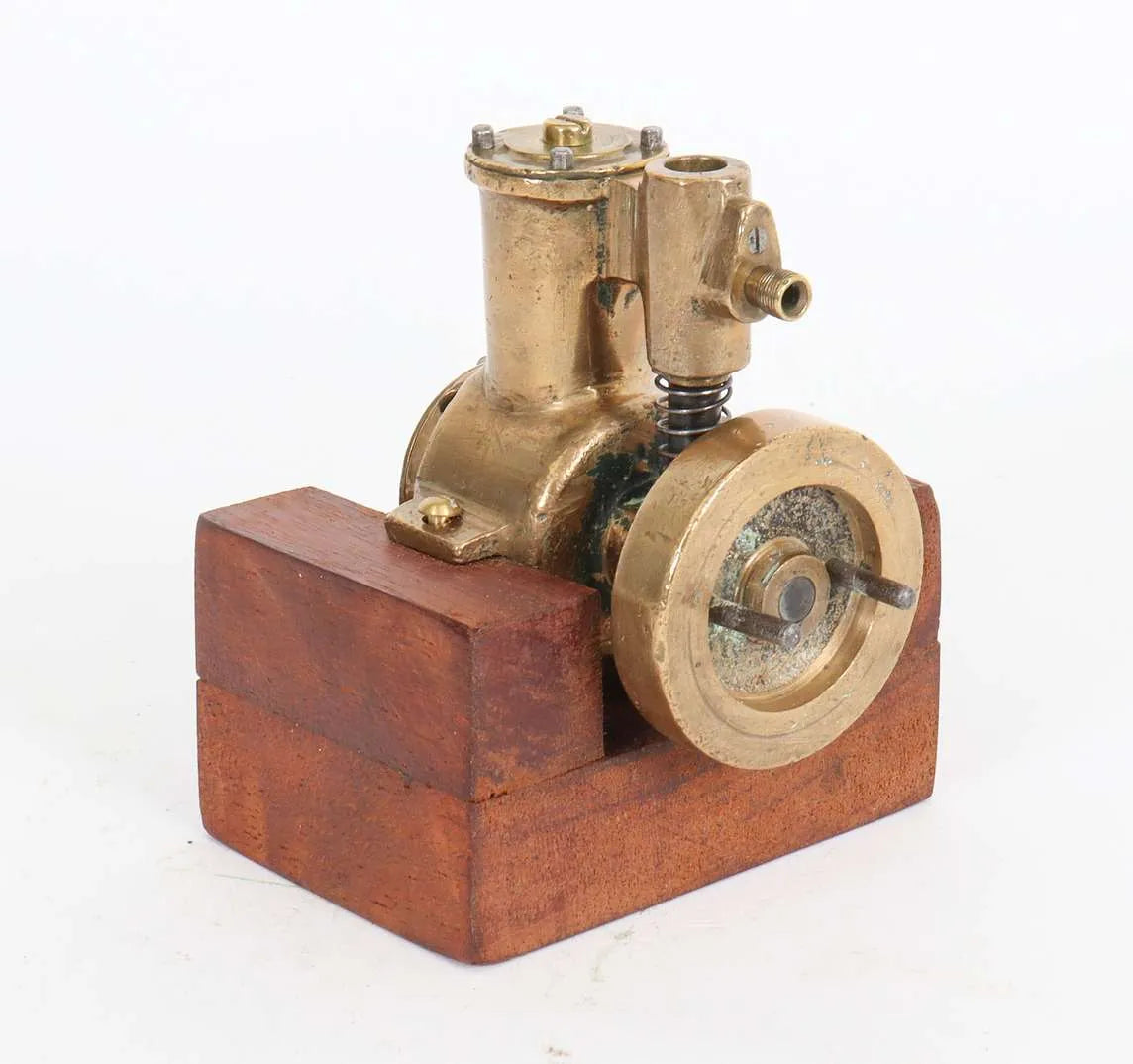 Single cylinder engine with cam-operated valve