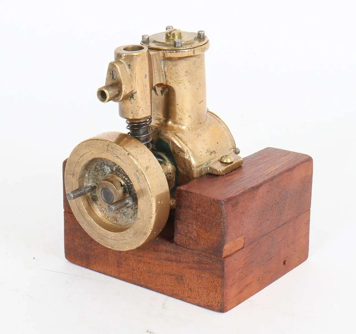 Single cylinder engine with cam-operated valve
