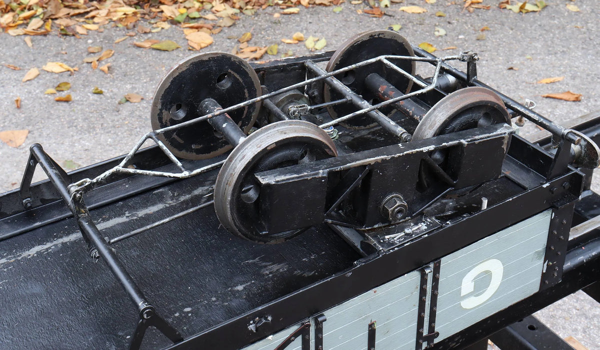 5 inch gauge braked bogie driving truck