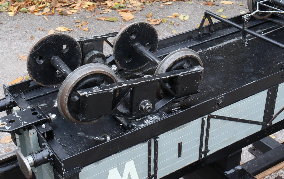5 inch gauge braked bogie driving truck