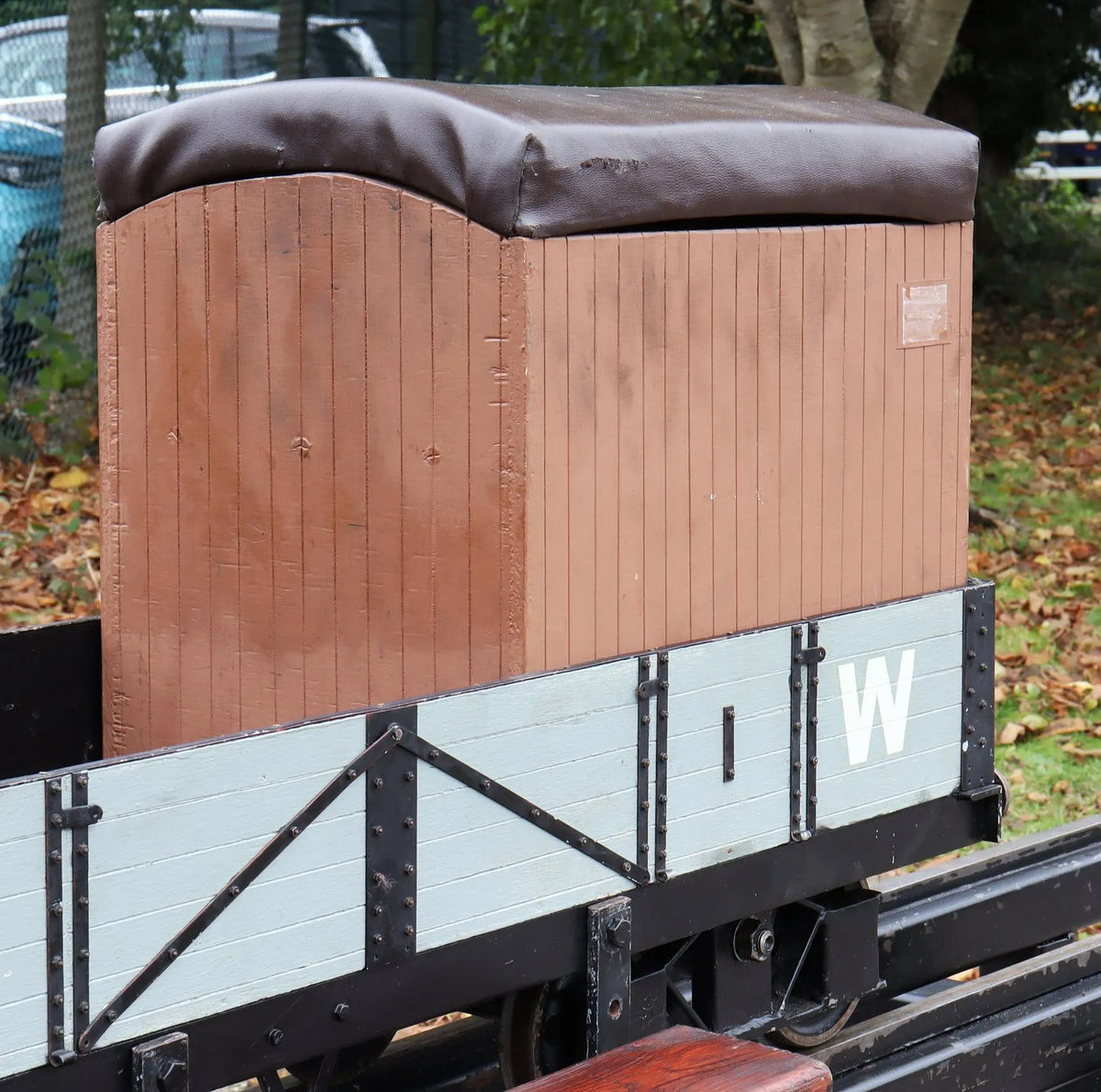 5 inch gauge braked bogie driving truck