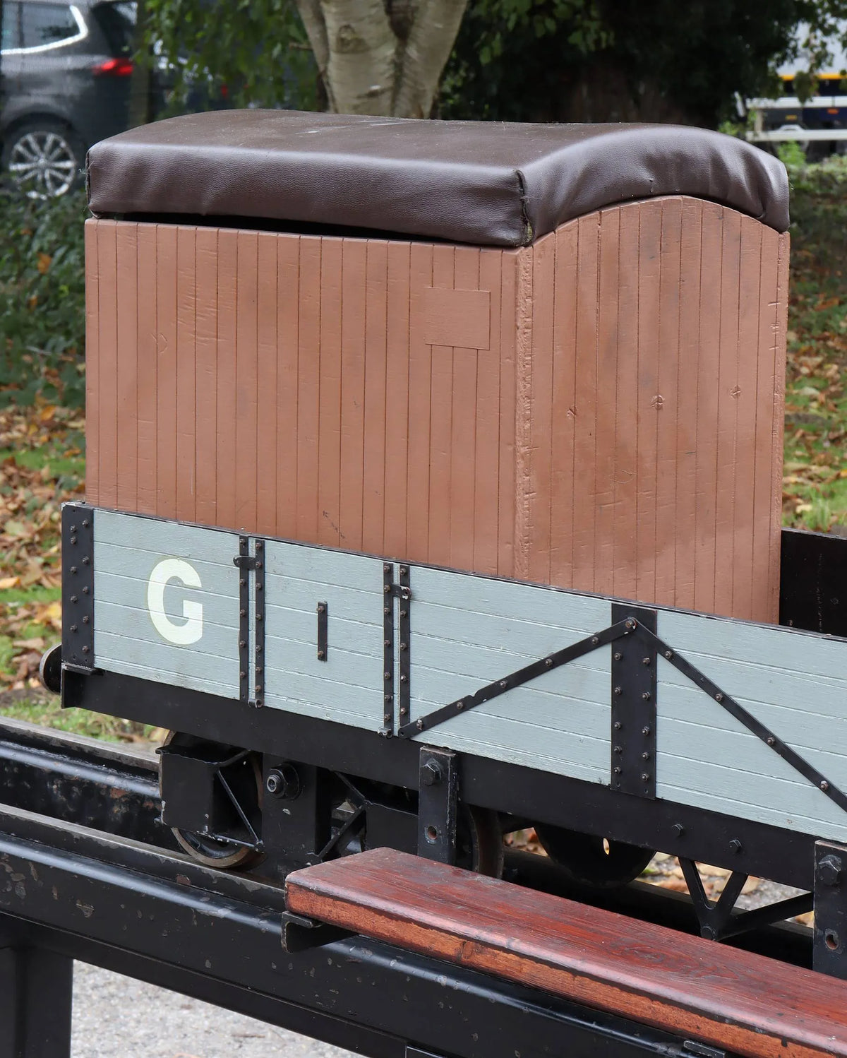 5 inch gauge braked bogie driving truck