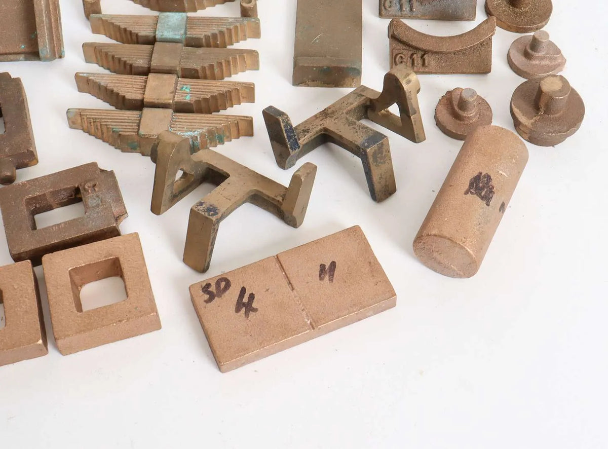 Quantity parts, gunmetal and iron castings
