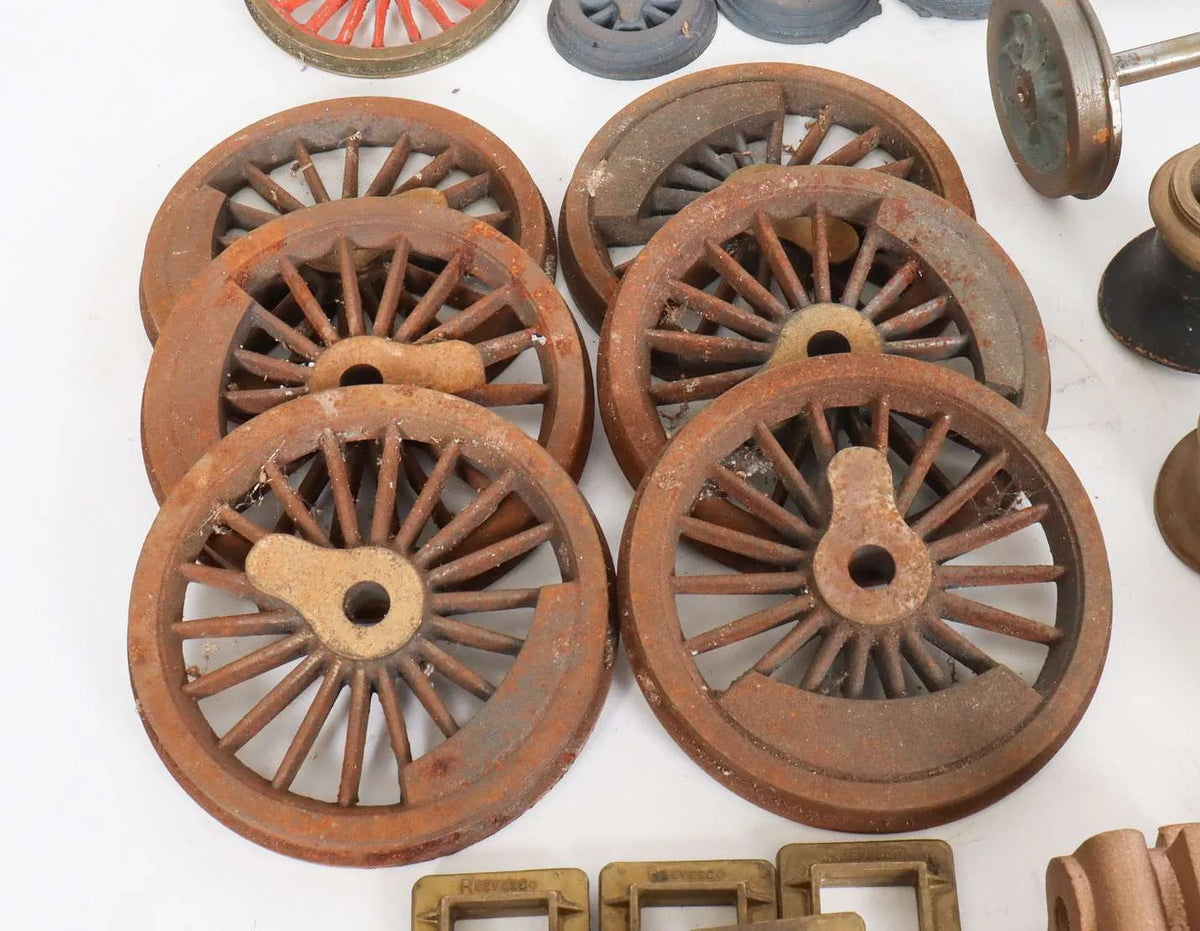 Quantity parts, gunmetal and iron castings