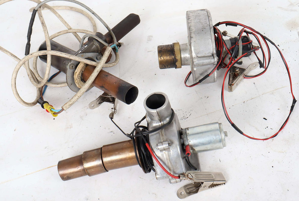 Assorted steam raising blowers