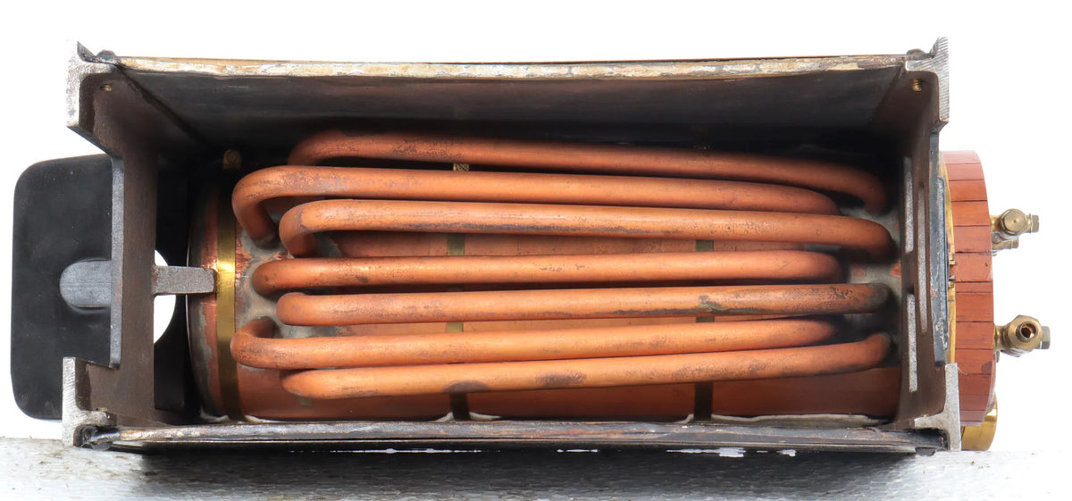 Stuart 504 spirit-fired boiler with burner