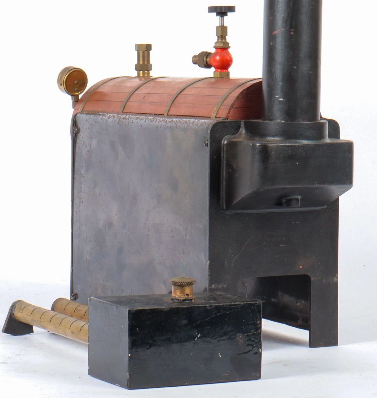 Stuart 504 spirit-fired boiler with burner