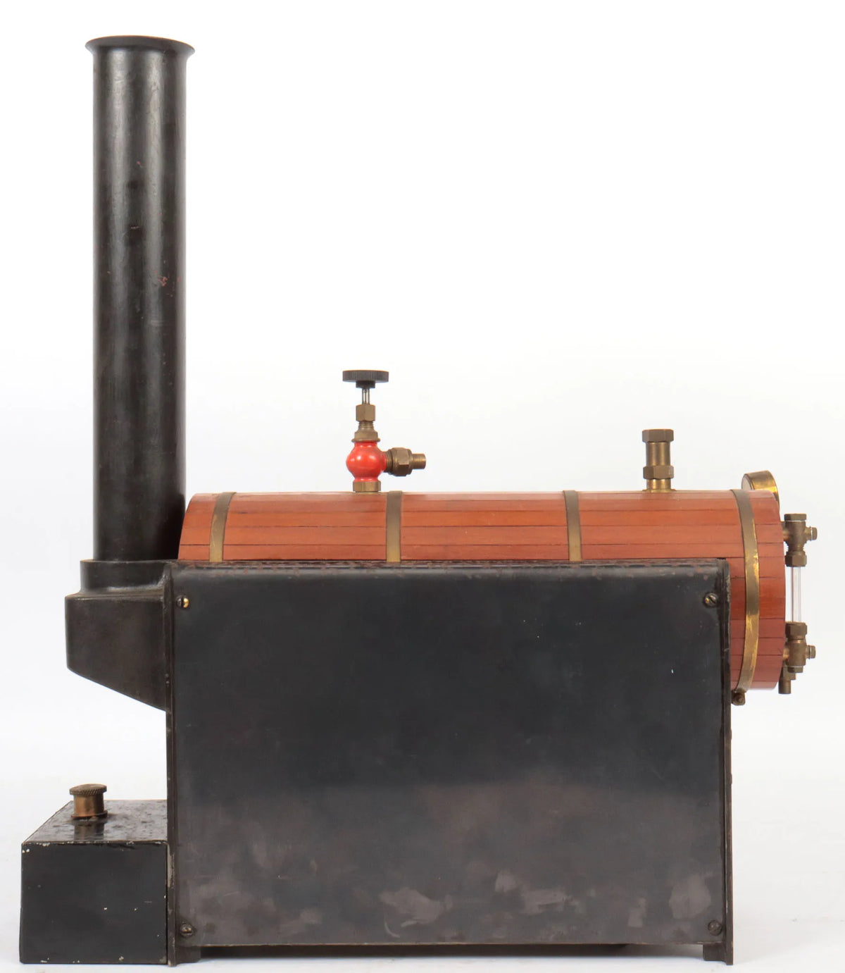 Stuart 504 spirit-fired boiler with burner
