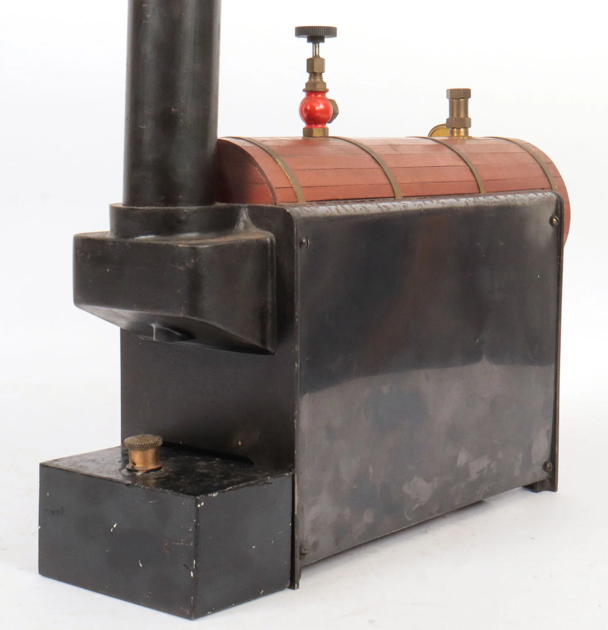 Stuart 504 spirit-fired boiler with burner