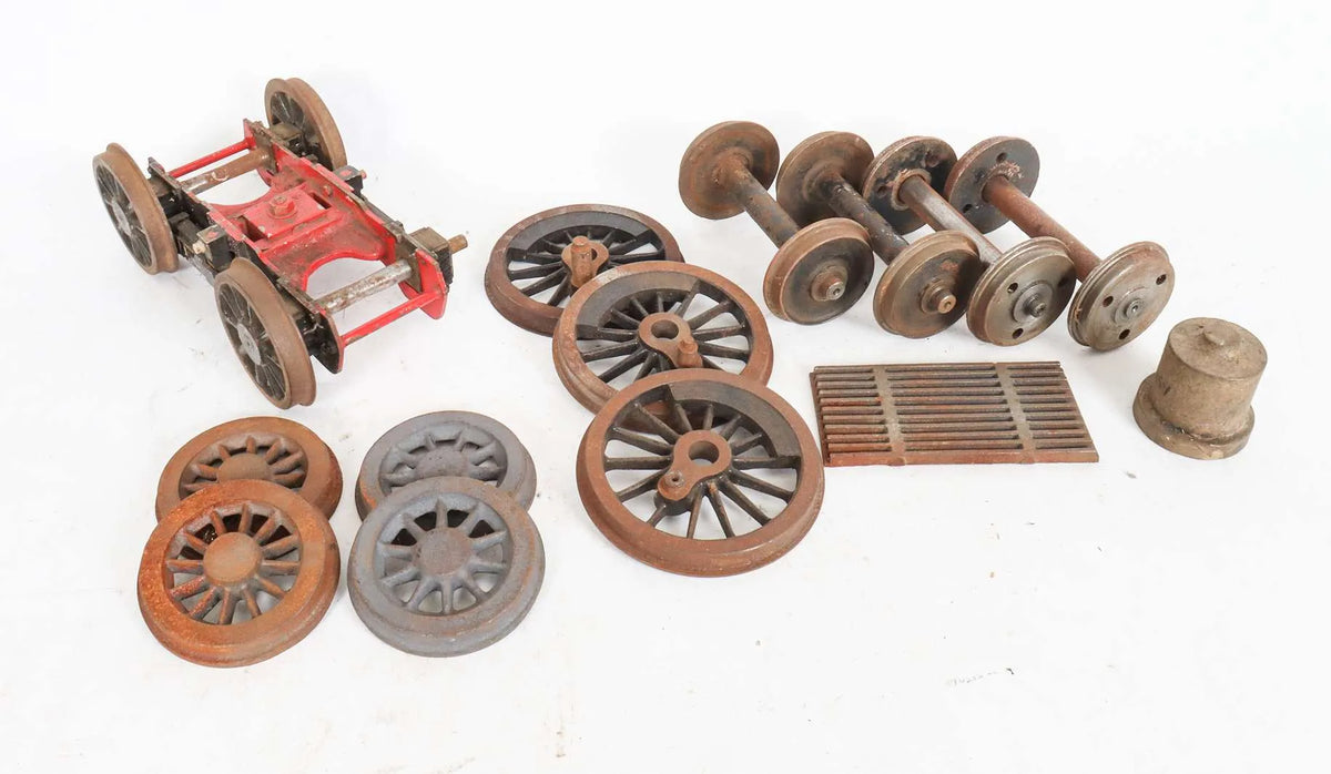 Miscellaneous 5 inch gauge parts and castings