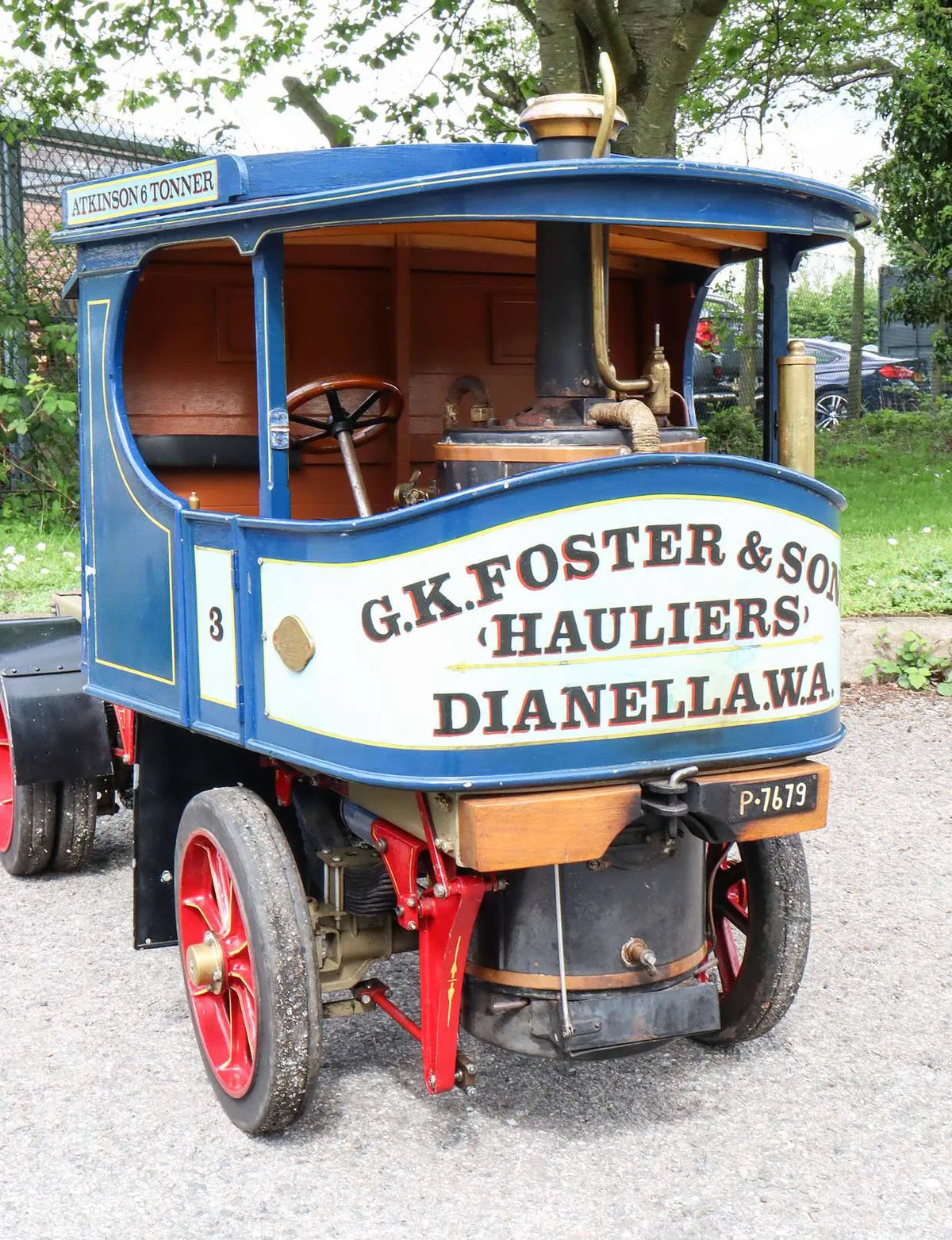 3 inch scale Atkinson steam wagon