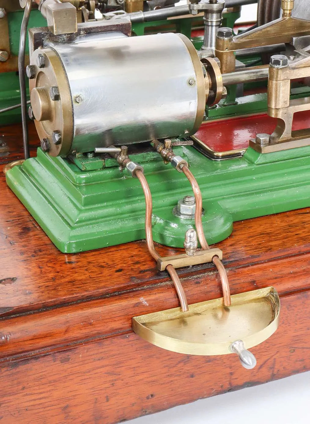 Vintage twin cylinder mill engine