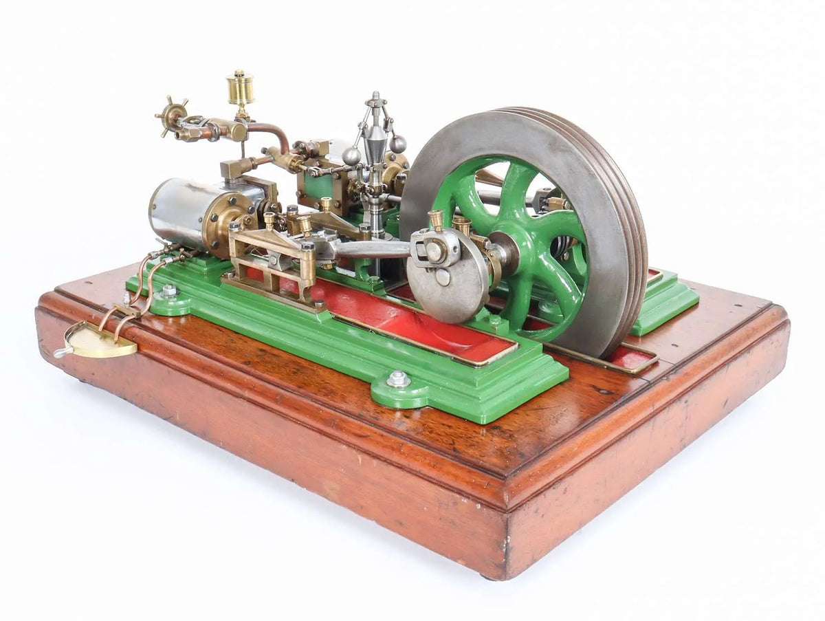 Vintage twin cylinder mill engine