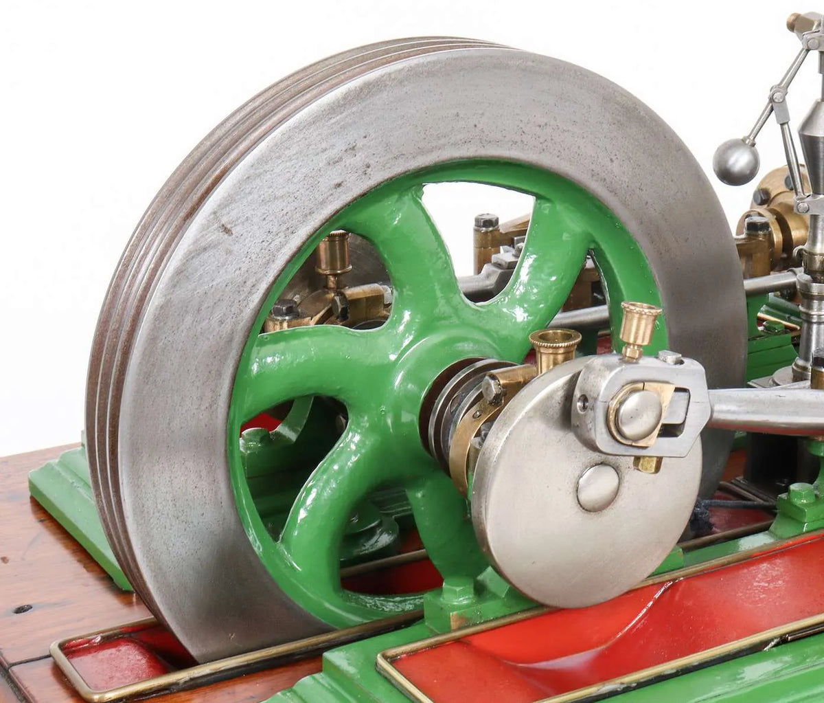 Vintage twin cylinder mill engine