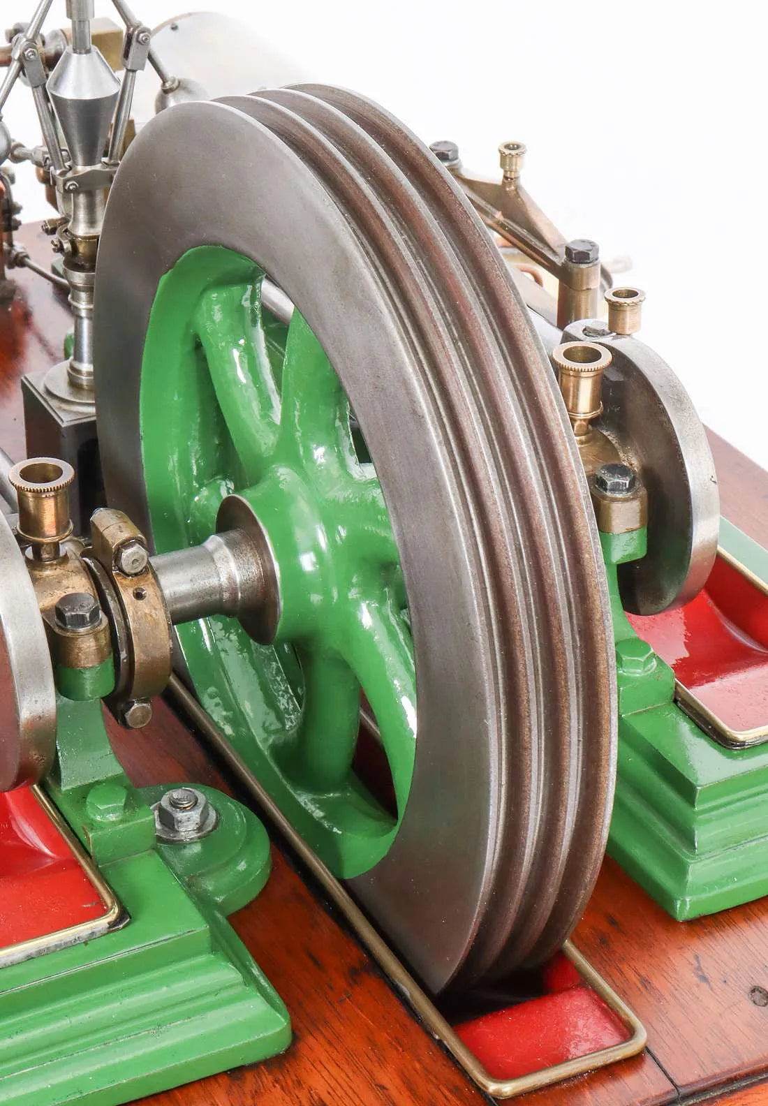Vintage twin cylinder mill engine