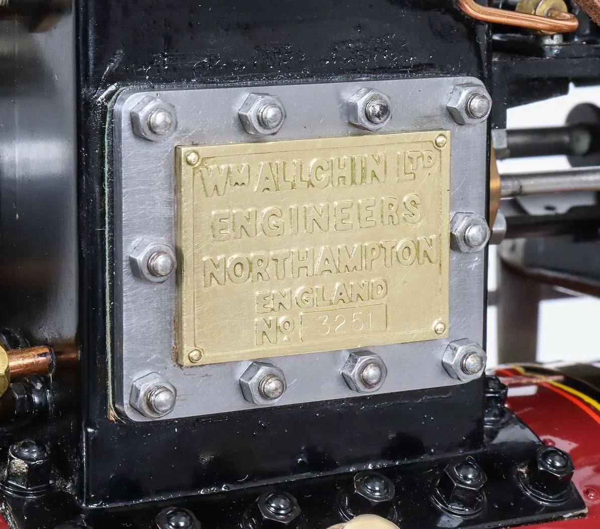 1 1/2 inch scale Allchin "Royal Chester" agricultural engine