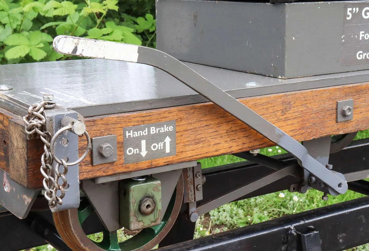 7 1/4 inch gauge braked driving truck