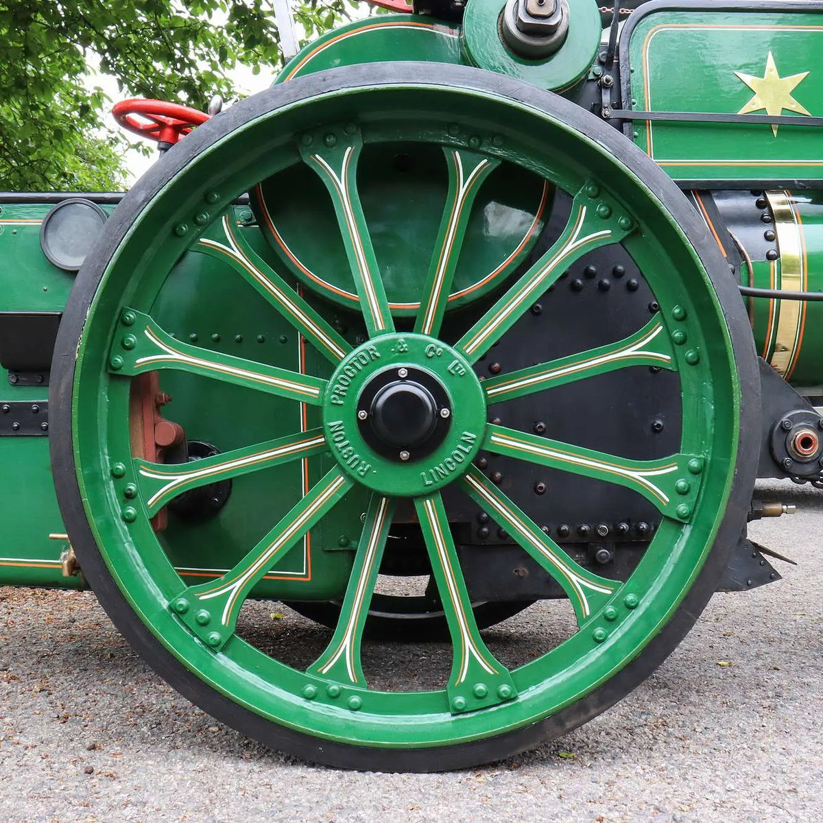 6 inch scale Ruston Proctor SD tractor