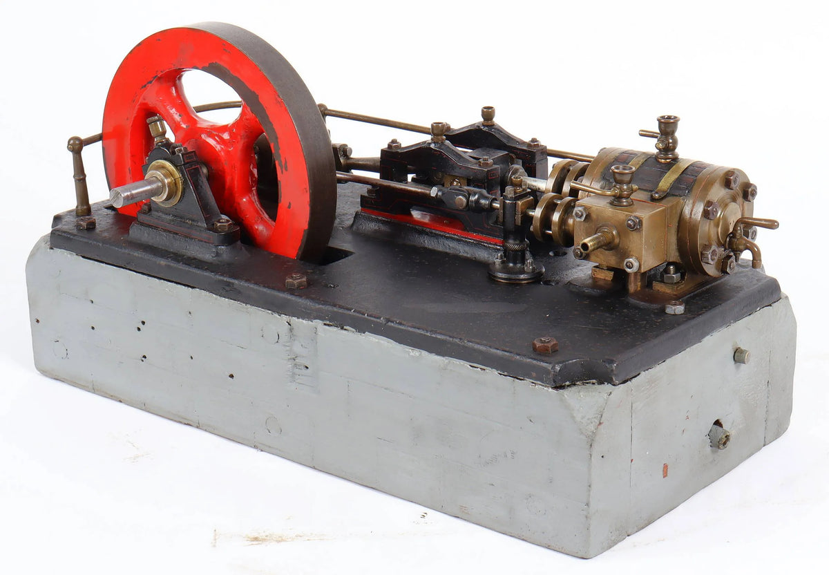 Vintage horizontal mill engine
