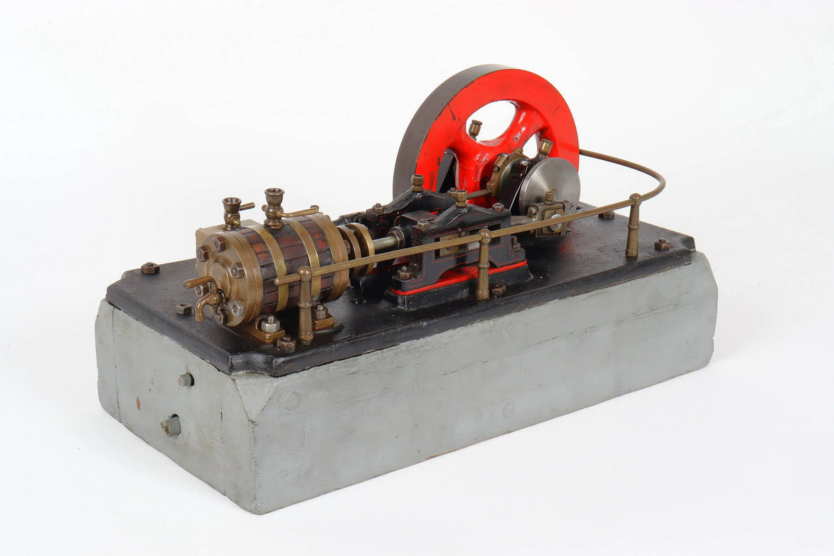 Vintage horizontal mill engine