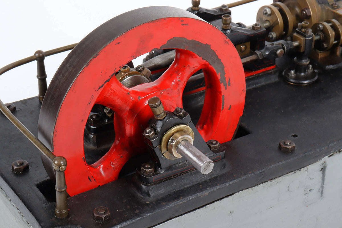 Vintage horizontal mill engine