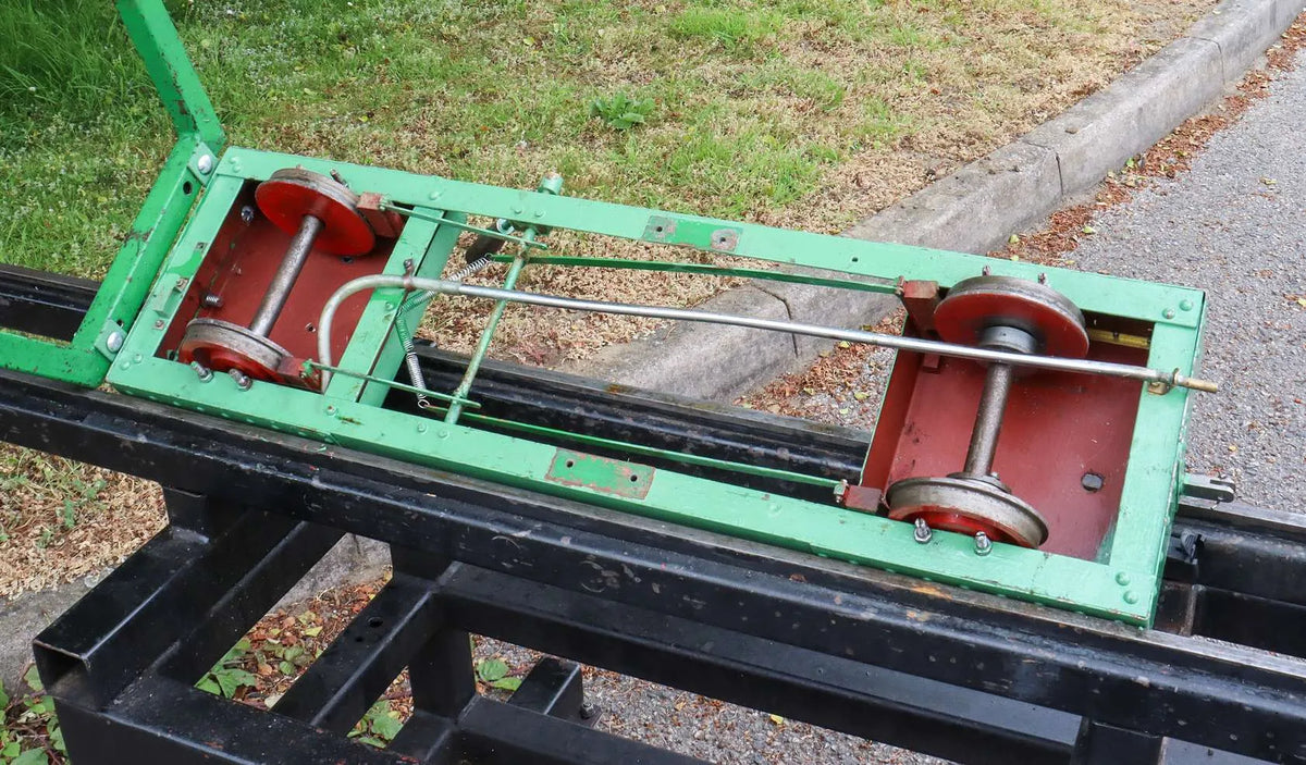 5 inch gauge raised level braked driving truck