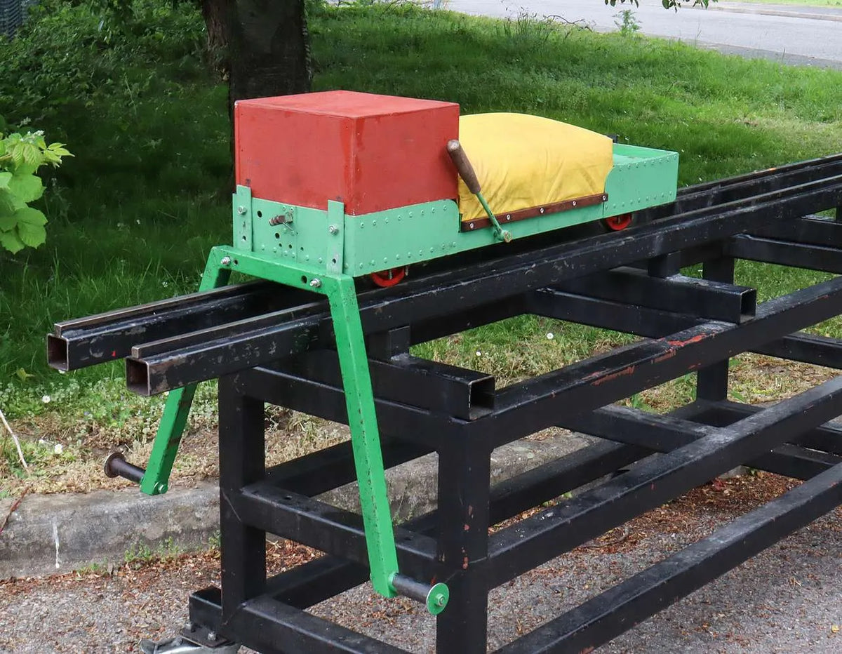 5 inch gauge raised level braked driving truck