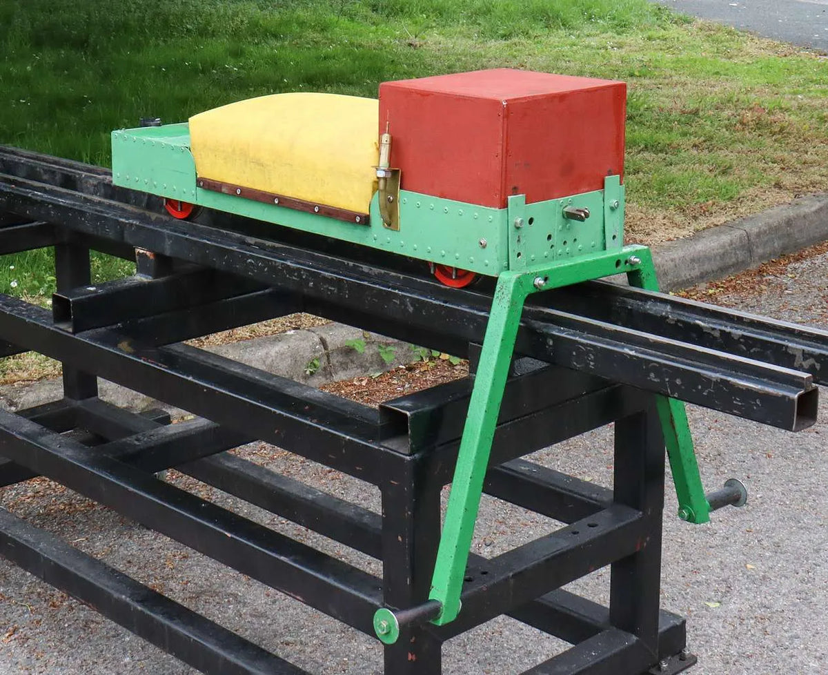 5 inch gauge raised level braked driving truck