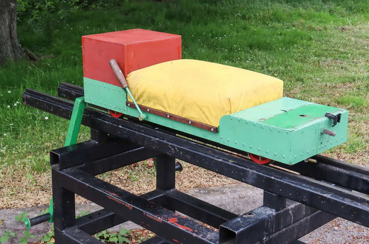 5 inch gauge raised level braked driving truck