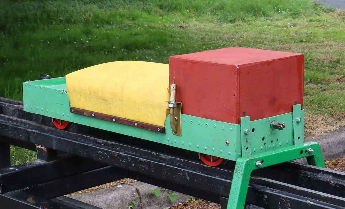 5 inch gauge raised level braked driving truck