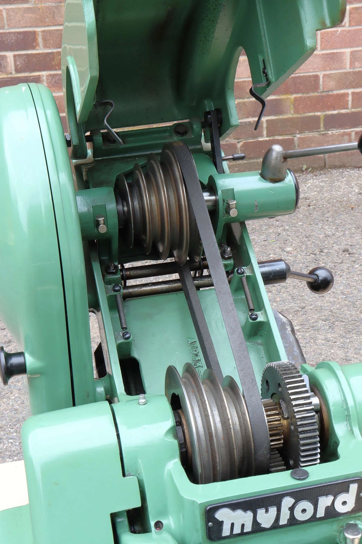 Myford Super 7B lathe with tooling