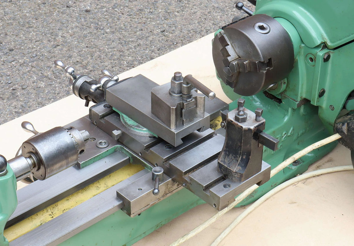 Myford Super 7B lathe with tooling