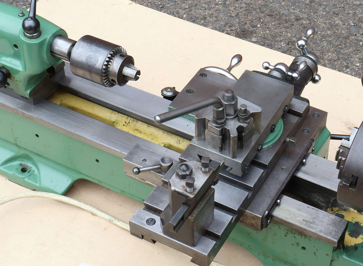 Myford Super 7B lathe with tooling