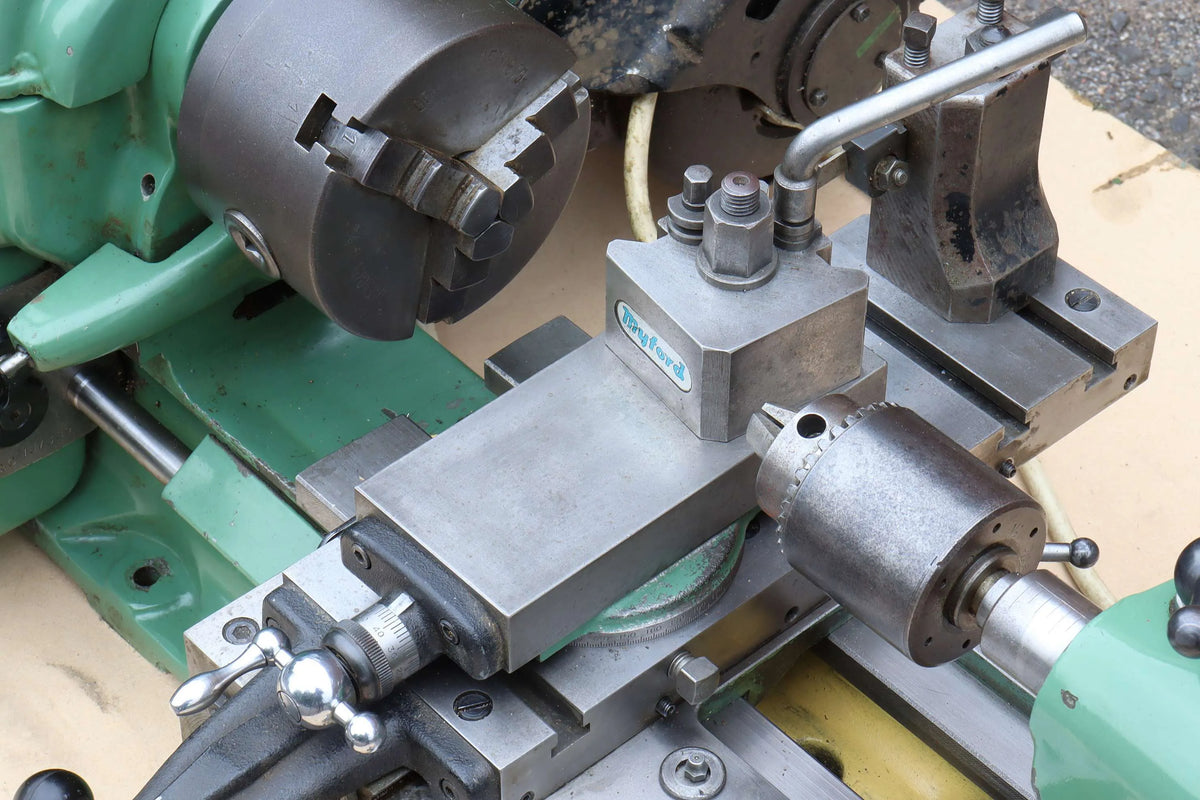 Myford Super 7B lathe with tooling