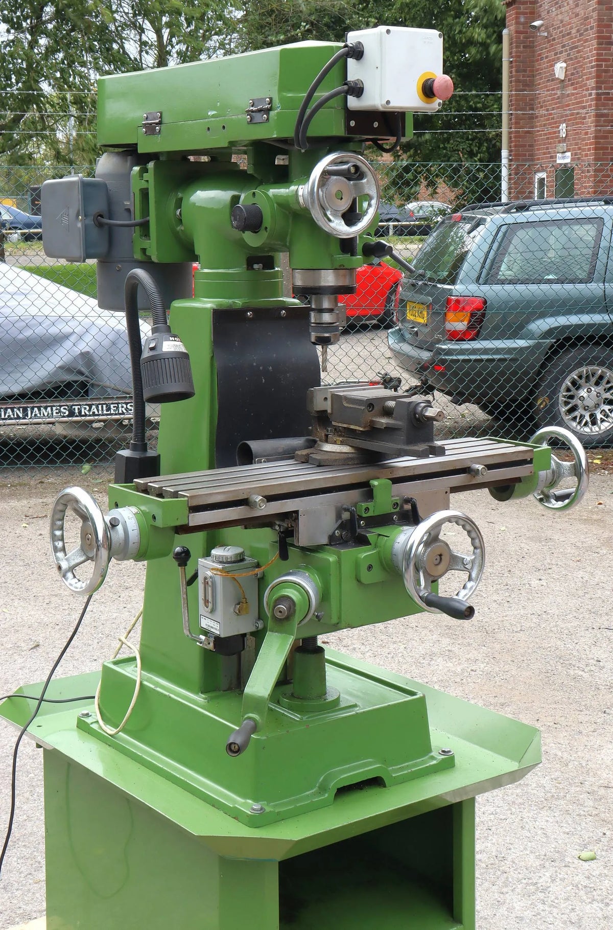 Warco VMC vertical milling machine with stand and tooling