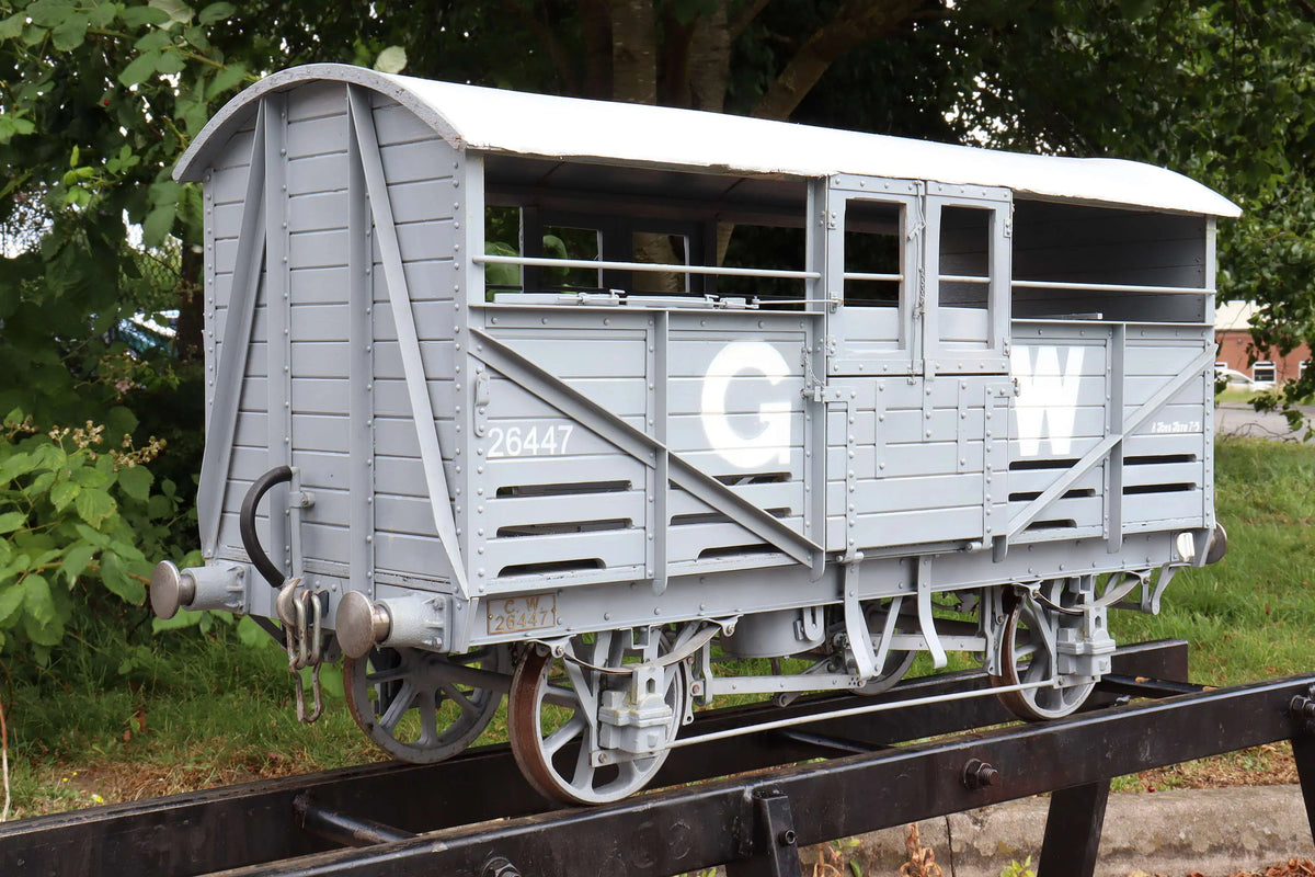 7 1/4 inch gauge GWR W5 cattle wagon