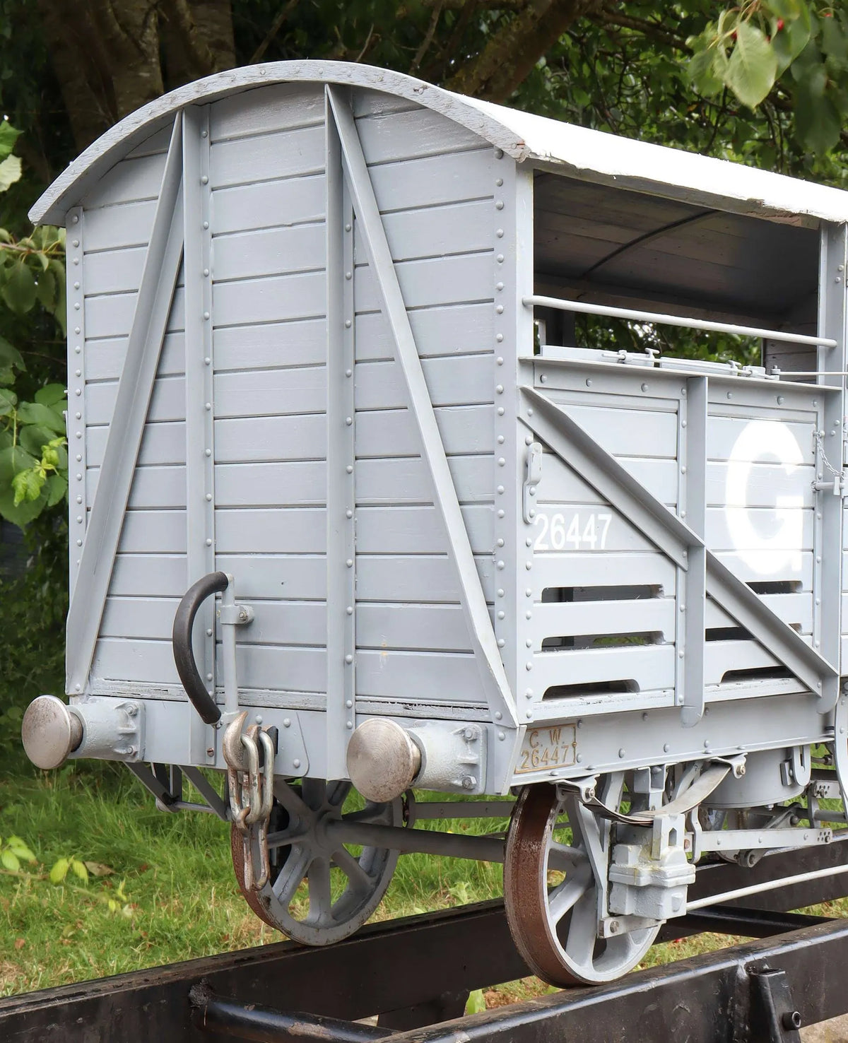 7 1/4 inch gauge GWR W5 cattle wagon